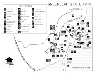 Greenleaf State Park Map